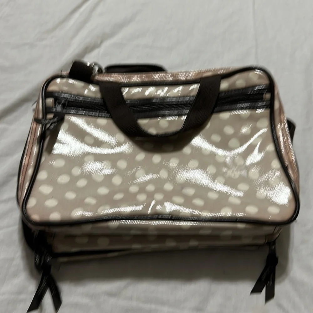 Thirty one makeup bag /travel brown/tan